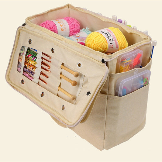 Large Capacity Crochet Organizer Tote