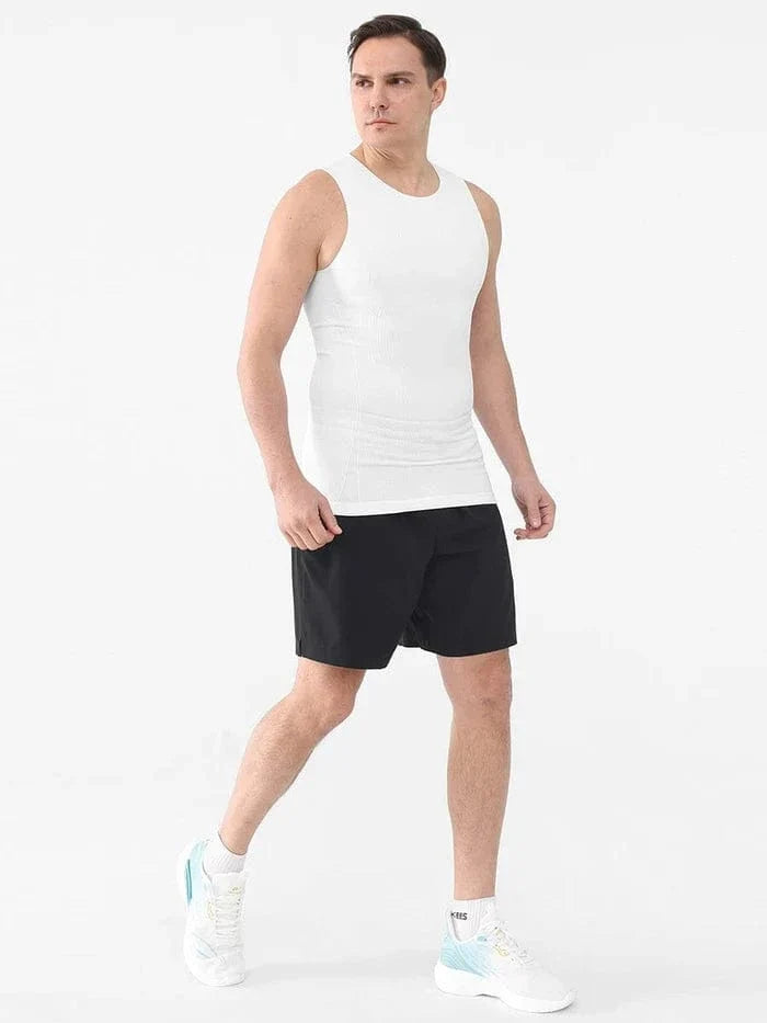 Men's Tummy Control Tank Top Shaping Compression Shirt