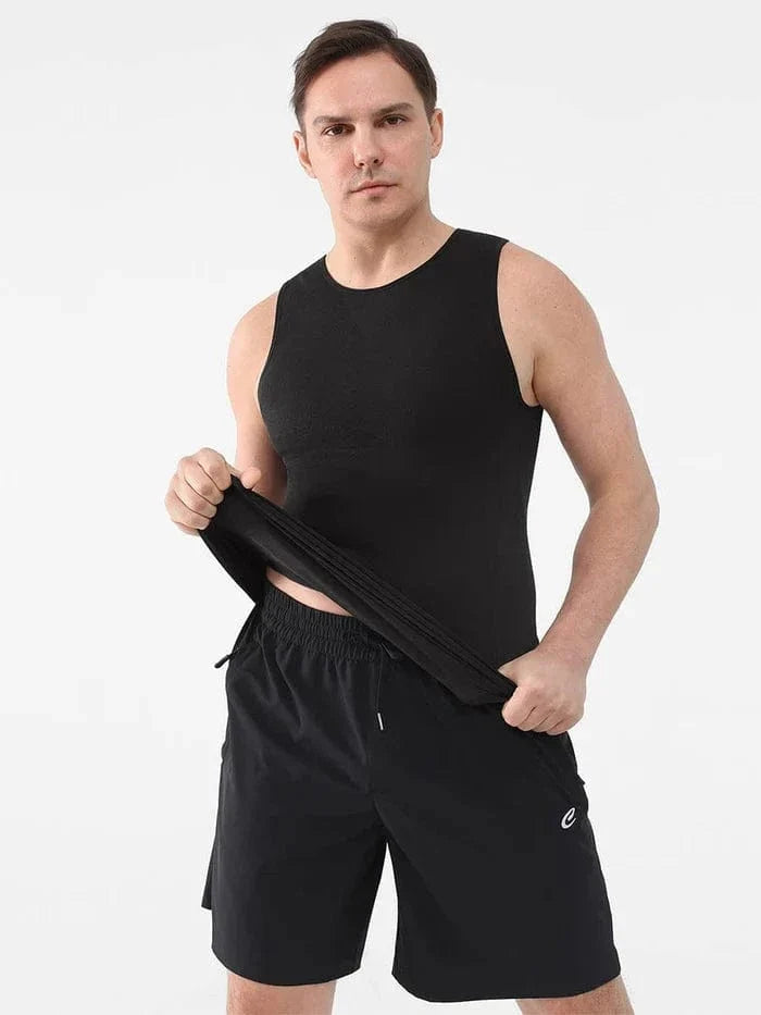 Men's Tummy Control Tank Top Shaping Compression Shirt