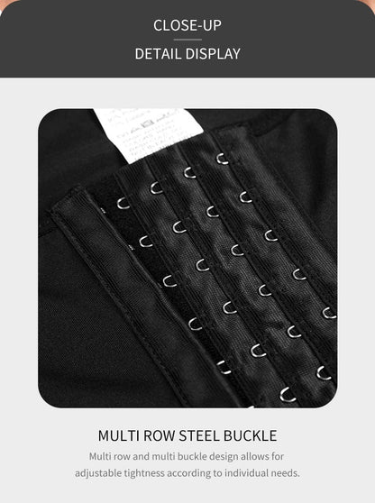Men Tummy Control Compression Shirt Tank Top with Hook and Eye Closure