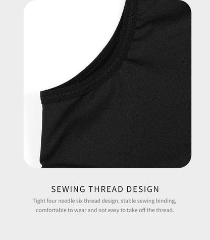 Men Tummy Control Compression Shirt Tank Top with Hook and Eye Closure