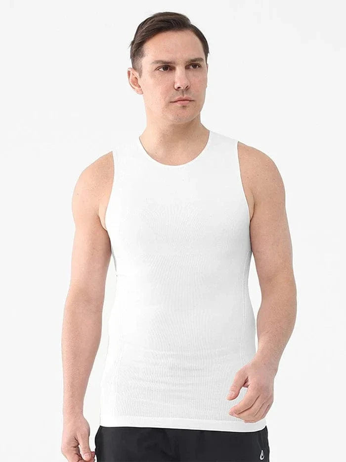 Men's Tummy Control Tank Top Shaping Compression Shirt