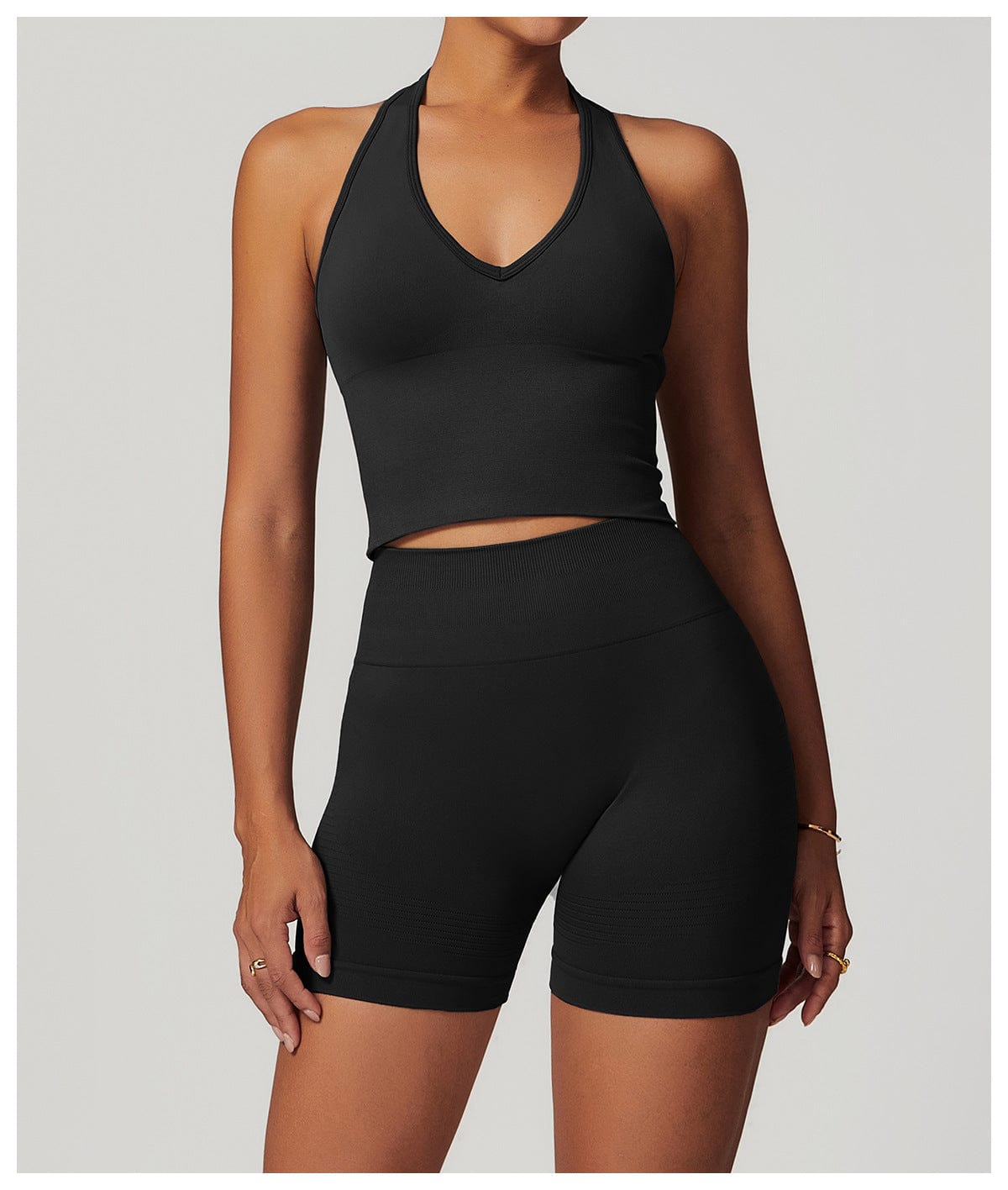 Seamless Halter Neck Sport Shaping Tank Top
