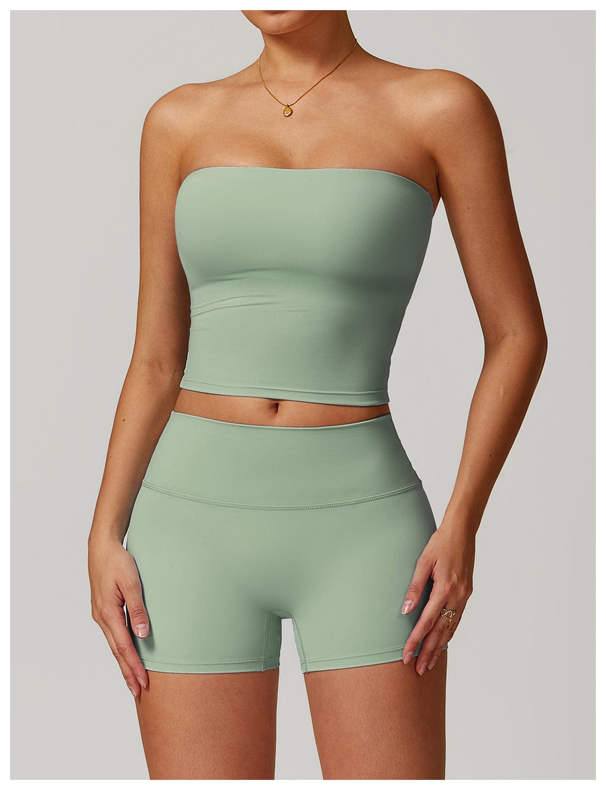Seamless Strapless Quick-Dry Shaping Tube Tank Top for Women