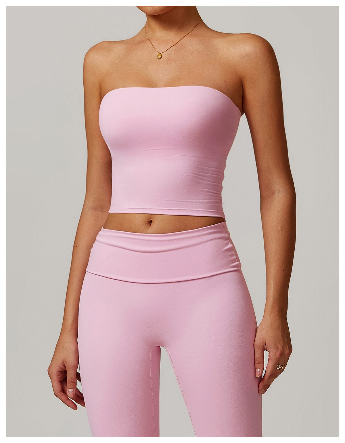 Seamless Strapless Quick-Dry Shaping Tube Tank Top for Women