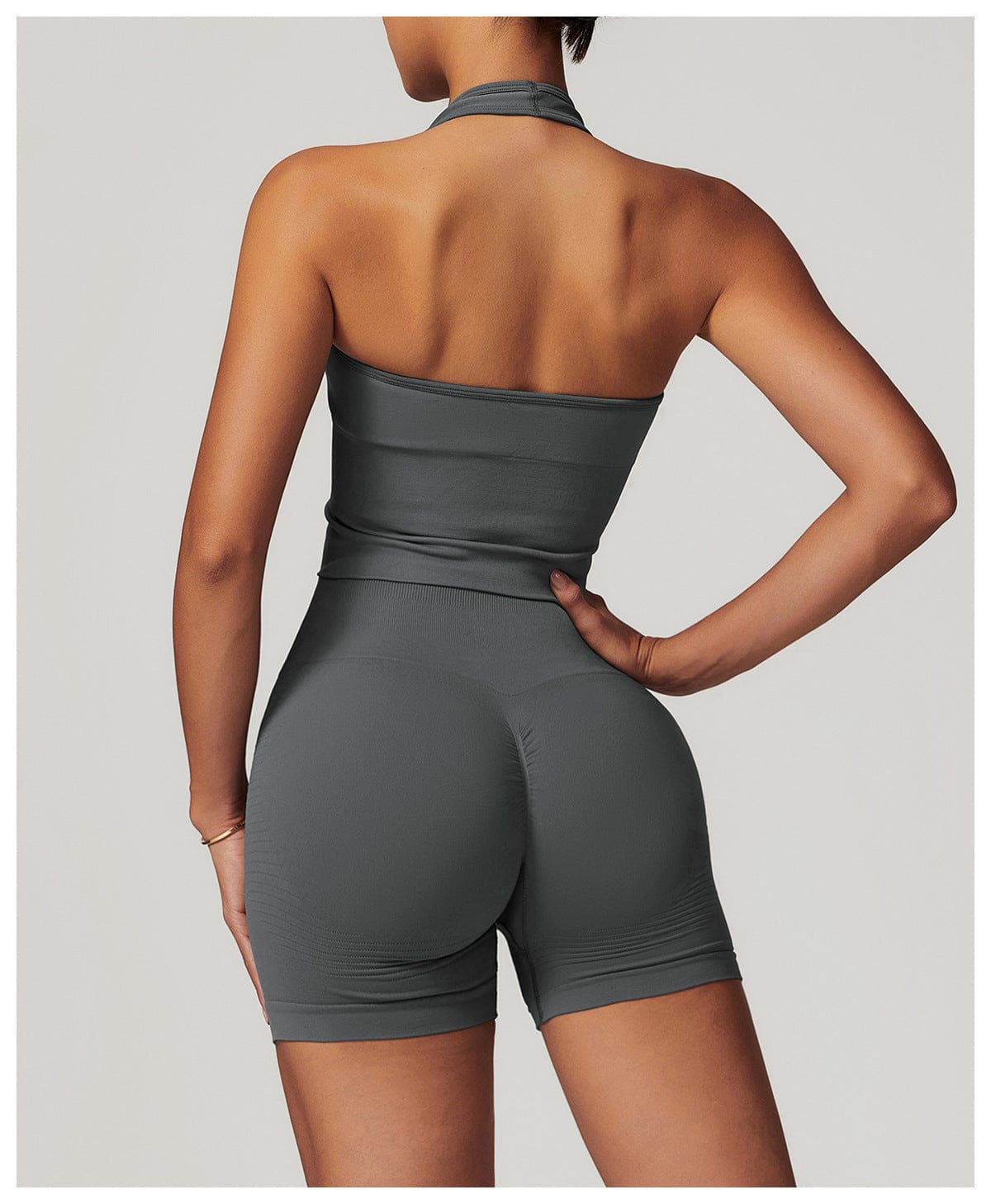 Seamless Halter Neck Sport Shaping Tank Top