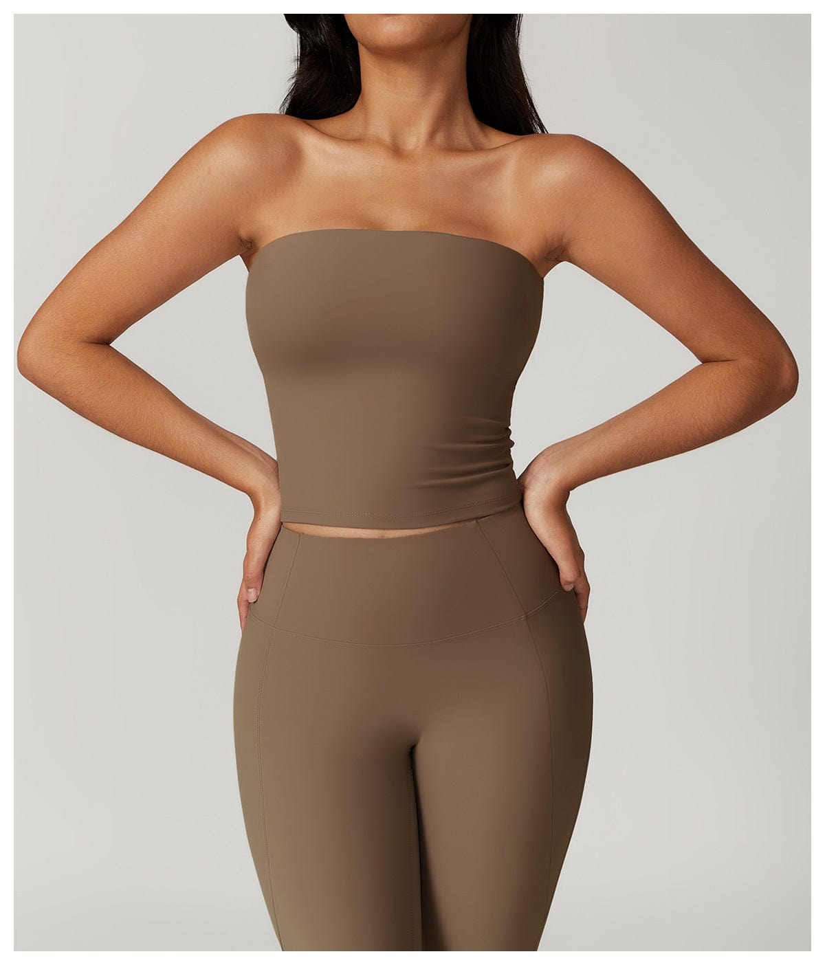 Seamless Strapless Quick-Dry Shaping Tube Tank Top for Women