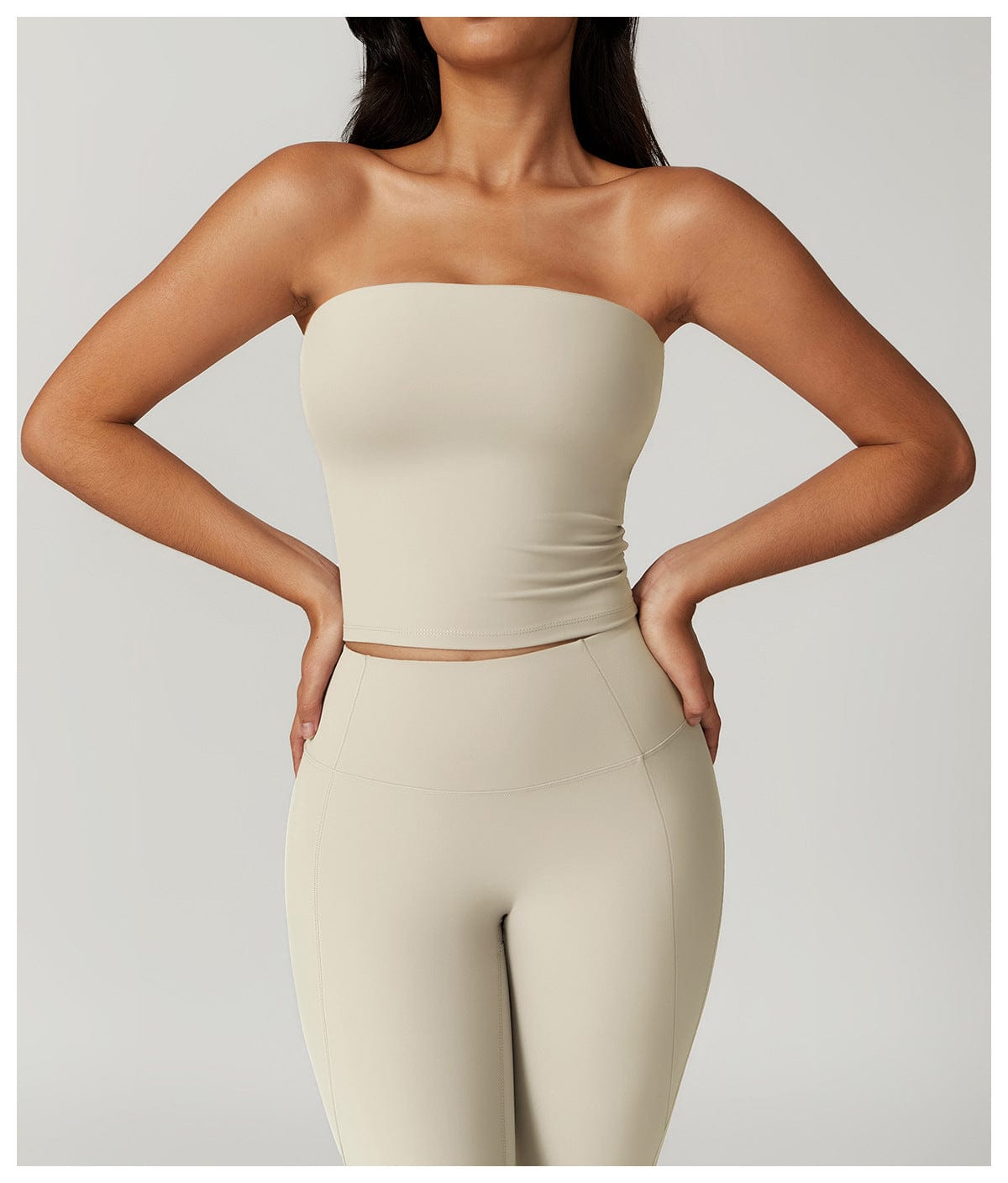 Seamless Strapless Quick-Dry Shaping Tube Tank Top for Women
