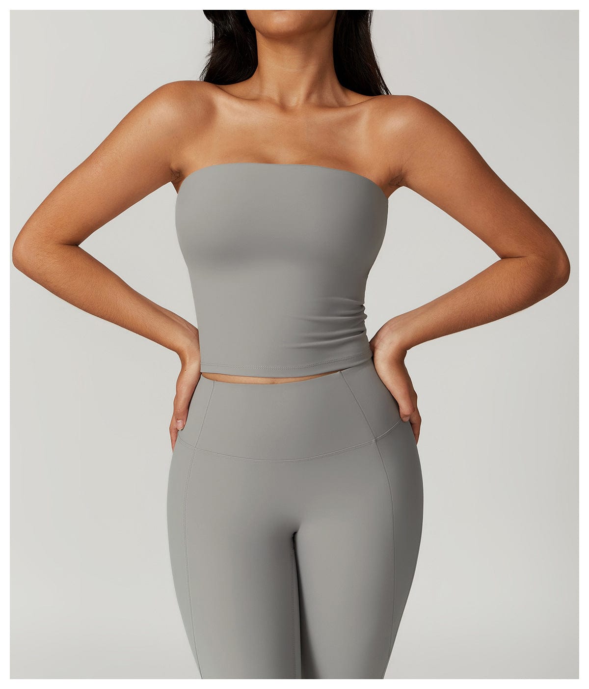 Seamless Strapless Quick-Dry Shaping Tube Tank Top for Women