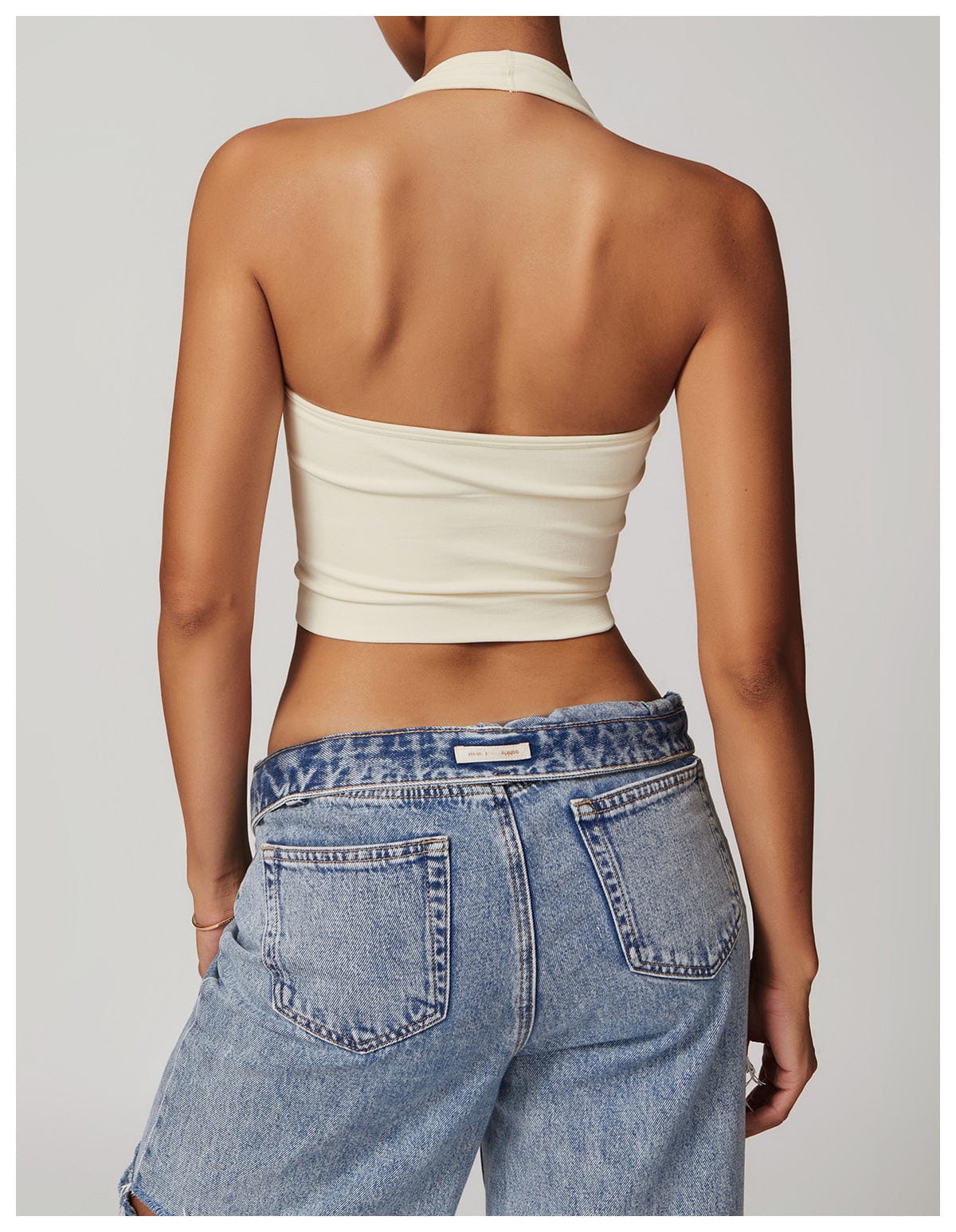 Seamless Halter Neck Sport Shaping Tank Top