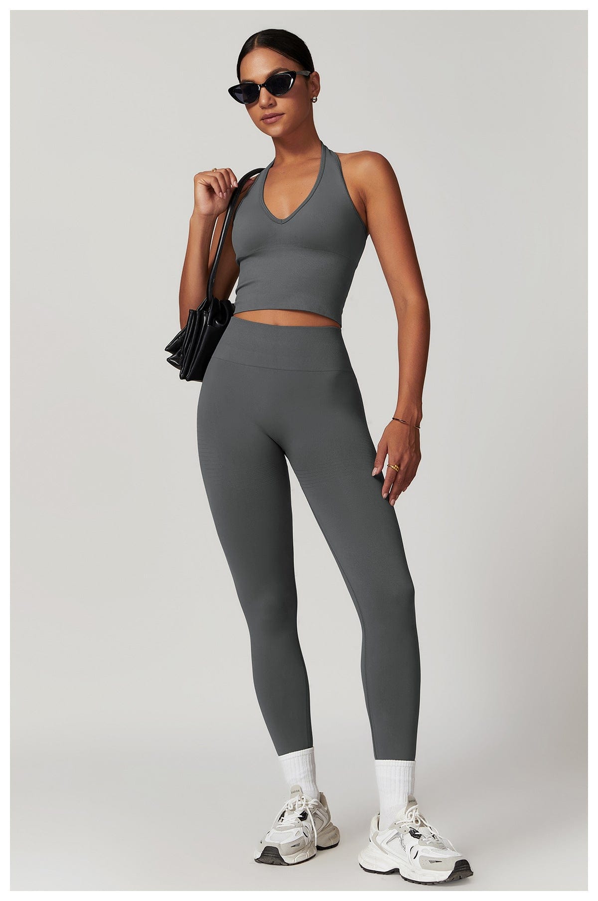 Seamless Halter Neck Sport Shaping Tank Top
