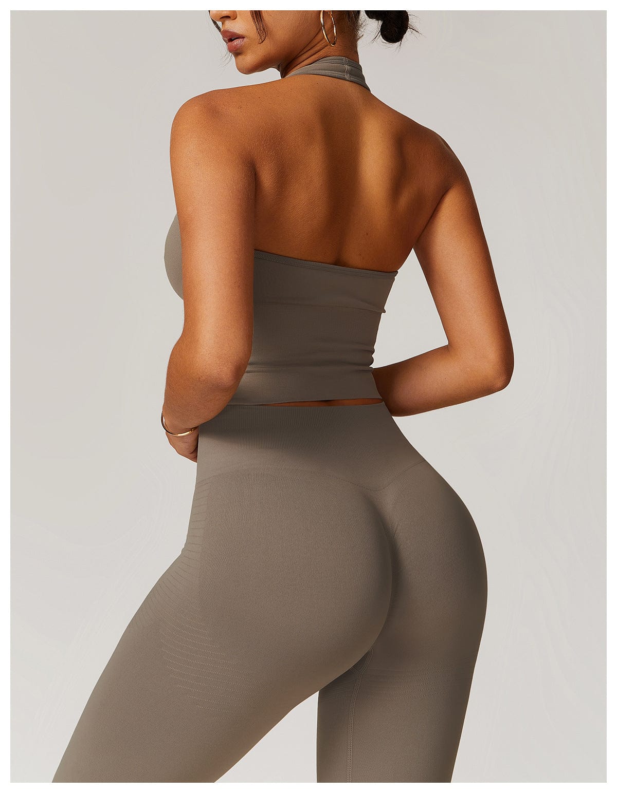 Seamless Halter Neck Sport Shaping Tank Top