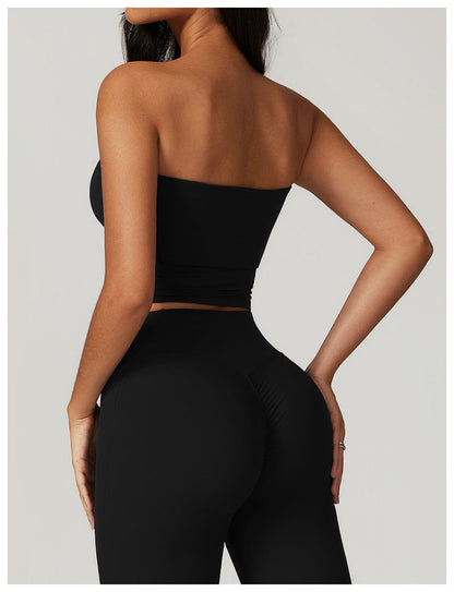 Seamless Strapless Quick-Dry Shaping Tube Tank Top for Women