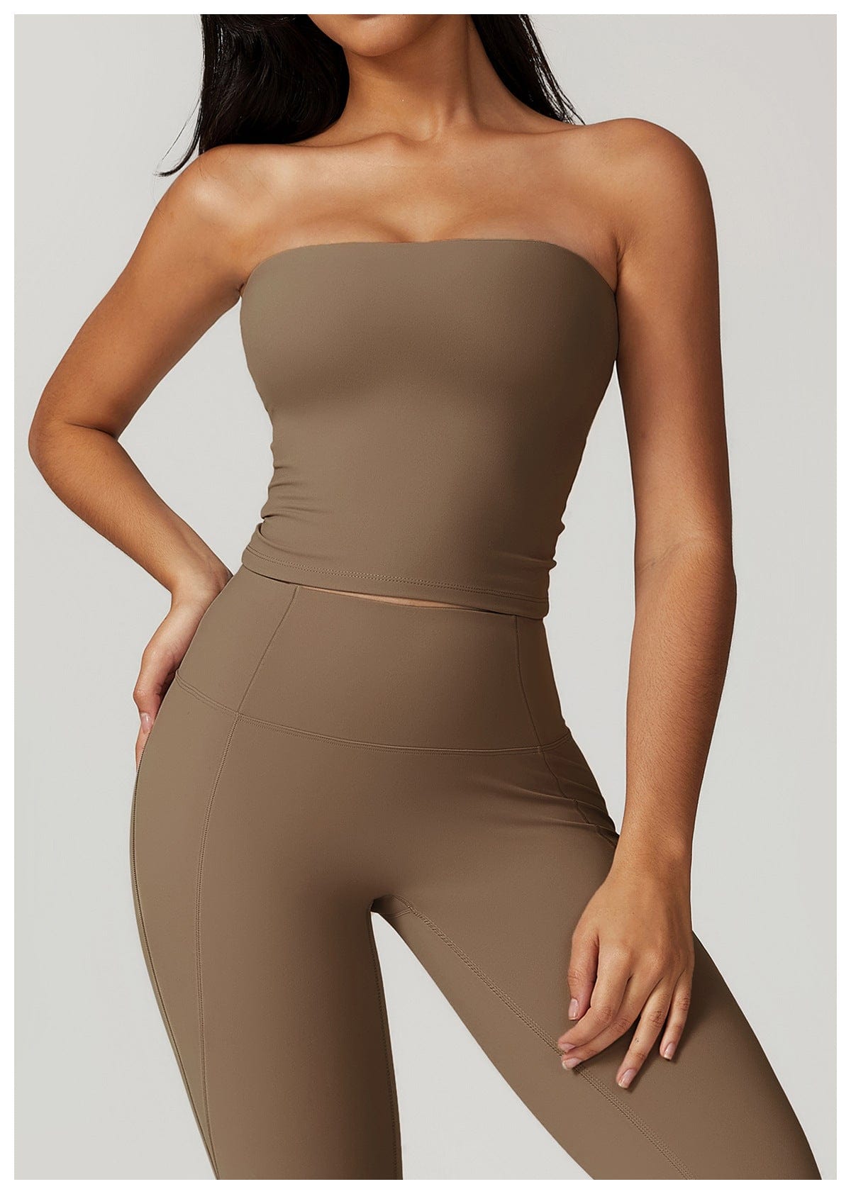Seamless Strapless Quick-Dry Shaping Tube Tank Top for Women