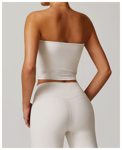 Seamless Strapless Quick-Dry Shaping Tube Tank Top for Women