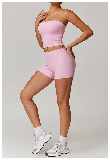 Seamless Strapless Quick-Dry Shaping Tube Tank Top for Women