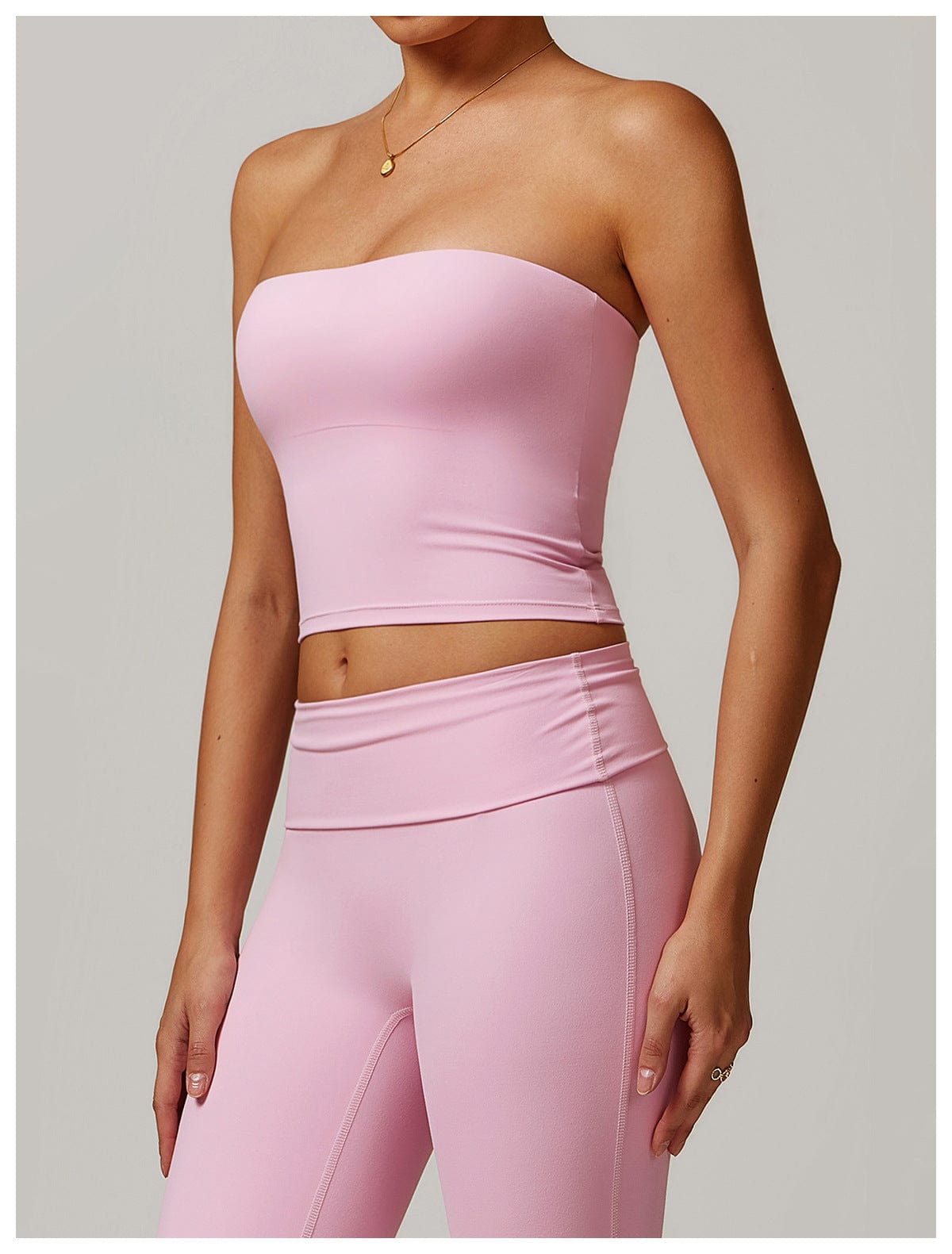Seamless Strapless Quick-Dry Shaping Tube Tank Top for Women