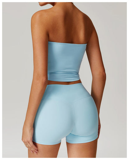 Seamless Strapless Quick-Dry Shaping Tube Tank Top for Women
