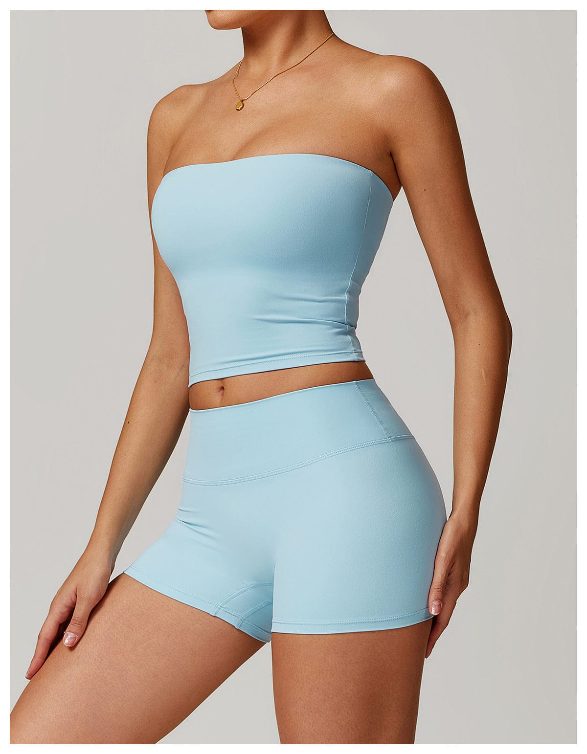 Seamless Strapless Quick-Dry Shaping Tube Tank Top for Women