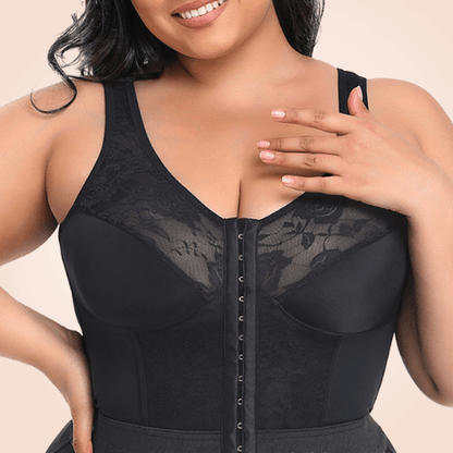 Front Closure Non-Wired Body Shaping Supportive Bra