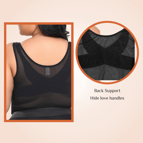 Front Closure Non-Wired Body Shaping Supportive Bra