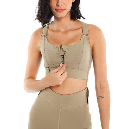 High Impact Shock Absorber Sports Bra with adjustable straps