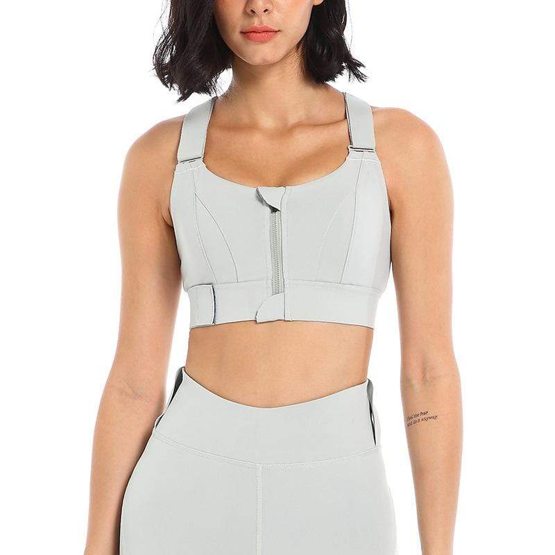 High Impact Shock Absorber Sports Bra with adjustable straps