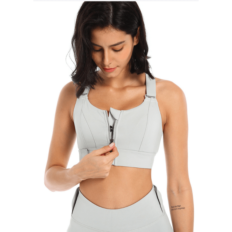 High Impact Shock Absorber Sports Bra with adjustable straps