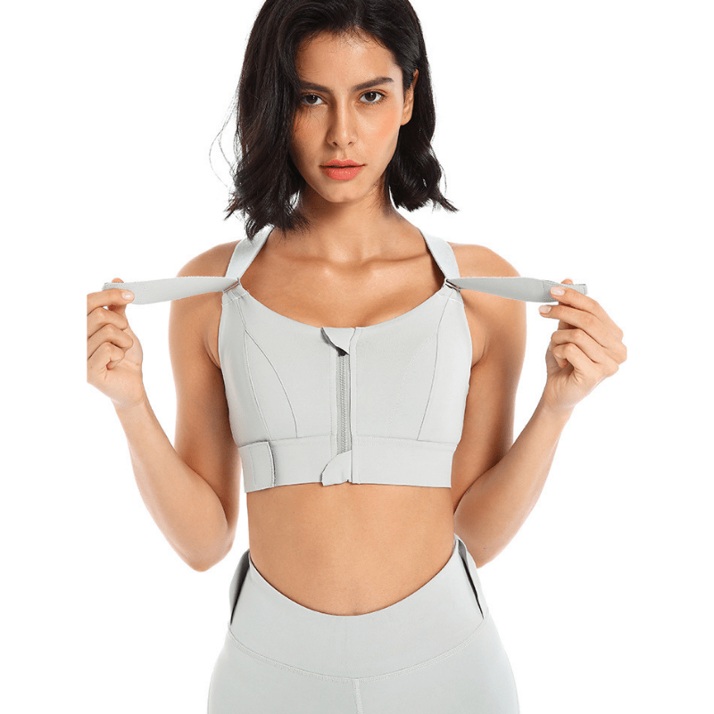 High Impact Shock Absorber Sports Bra with adjustable straps