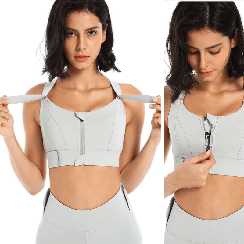 High Impact Shock Absorber Sports Bra with adjustable straps