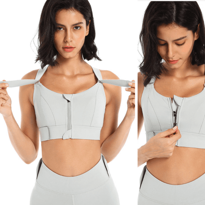 High Impact Shock Absorber Sports Bra with adjustable straps