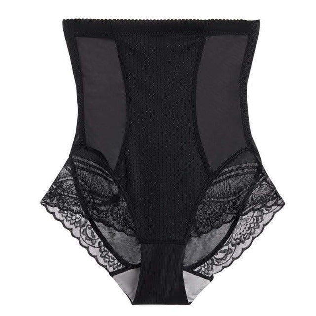 High-Waist Tummy Control Postpartum Lace Thigh Shaper Panty