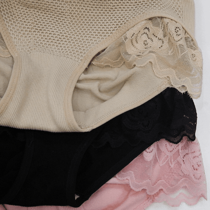 High-Waist Postpartum Support Tummy Control Lace Panty