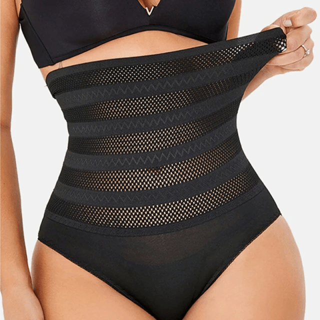 High Waist Mesh Tummy Control Shapewear Brief