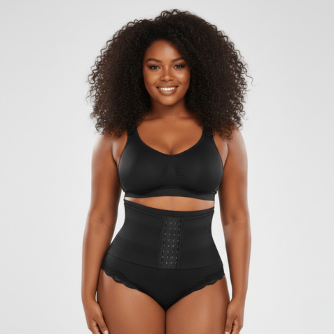 Women Lace Shaping Briefs High Waist Trainer Corset