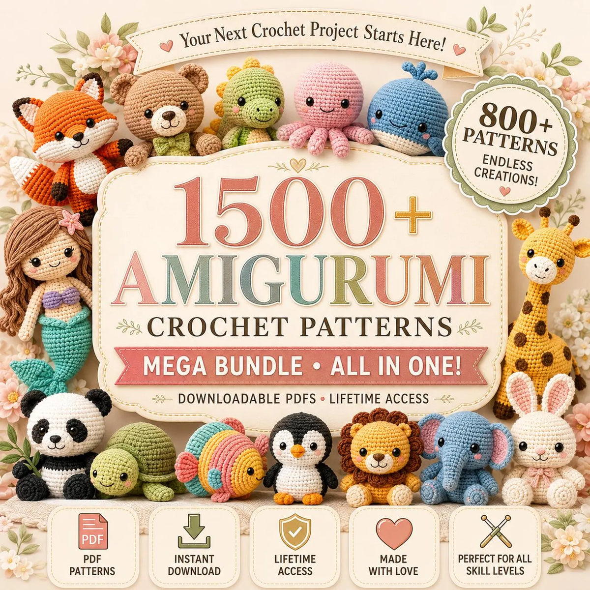 1500+ Amigurumi Crochet Patterns
