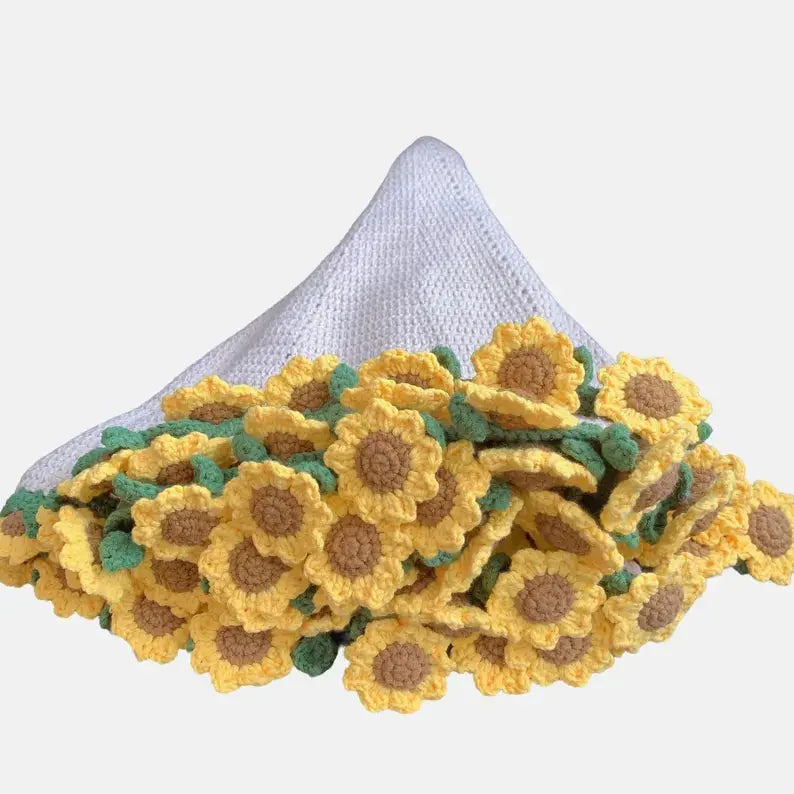 6 in 1  Crochet Flower Blanket PDF