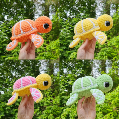11 Fruit Turtle Crochet Pattern Bundle