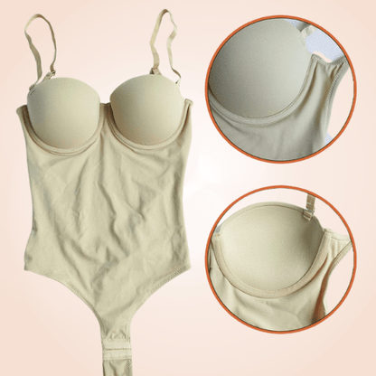 Invisible Backless Slimming Thong Full Bodysuit