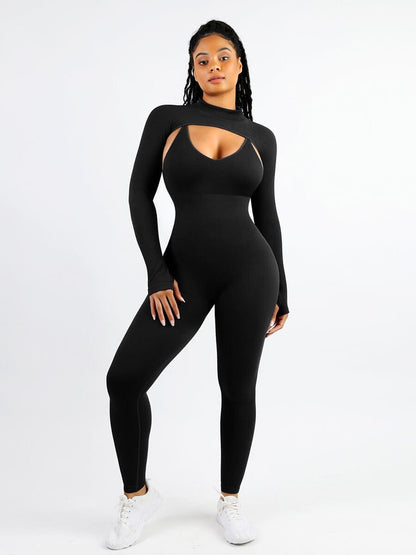 Stretchy Tummy Control Shaping Jumpsuit