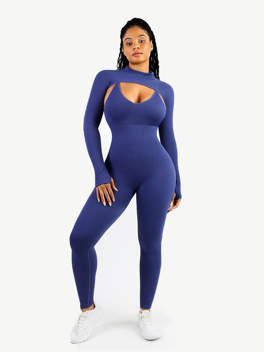 Stretchy Tummy Control Shaping Jumpsuit