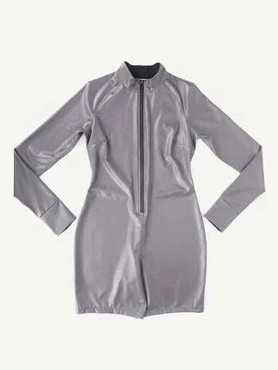 Long Sleeve Shaping Sauna Suit with Front Zipper