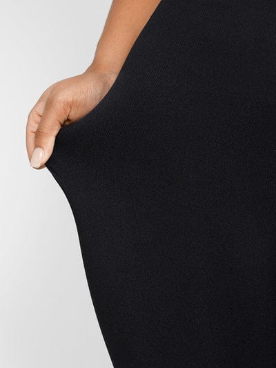 Low Back Tummy Control Flared Jumpsuit