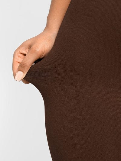 Low Back Tummy Control Flared Jumpsuit
