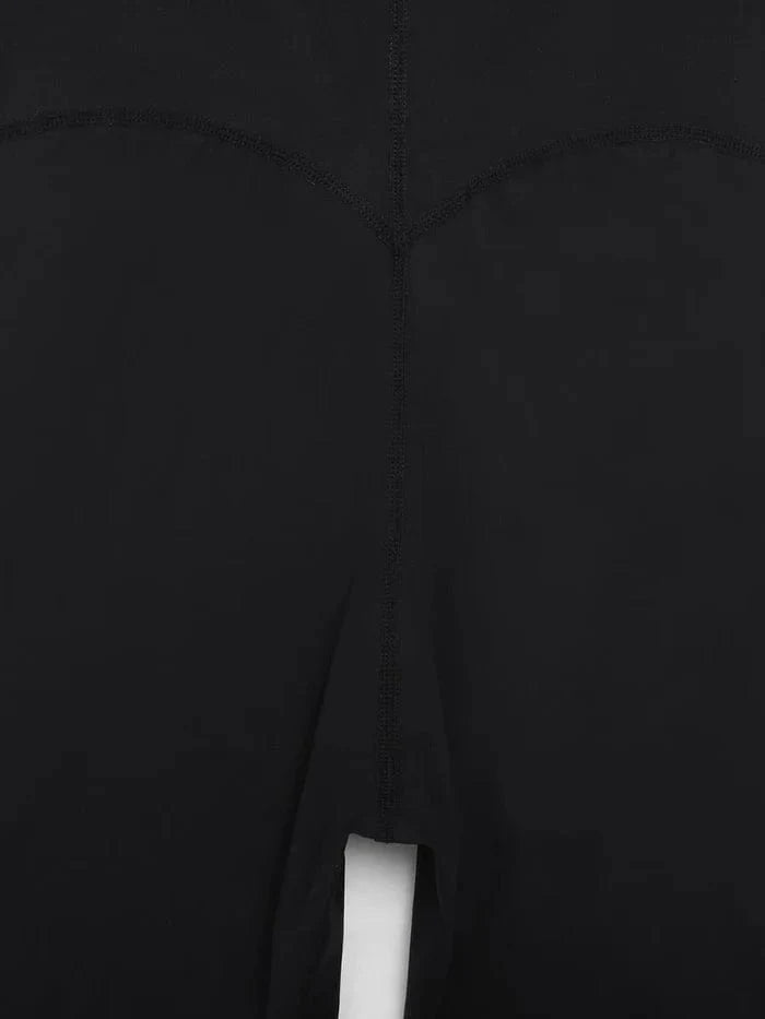 Gym sports Shapewear Jumpsuit with Front Zipper