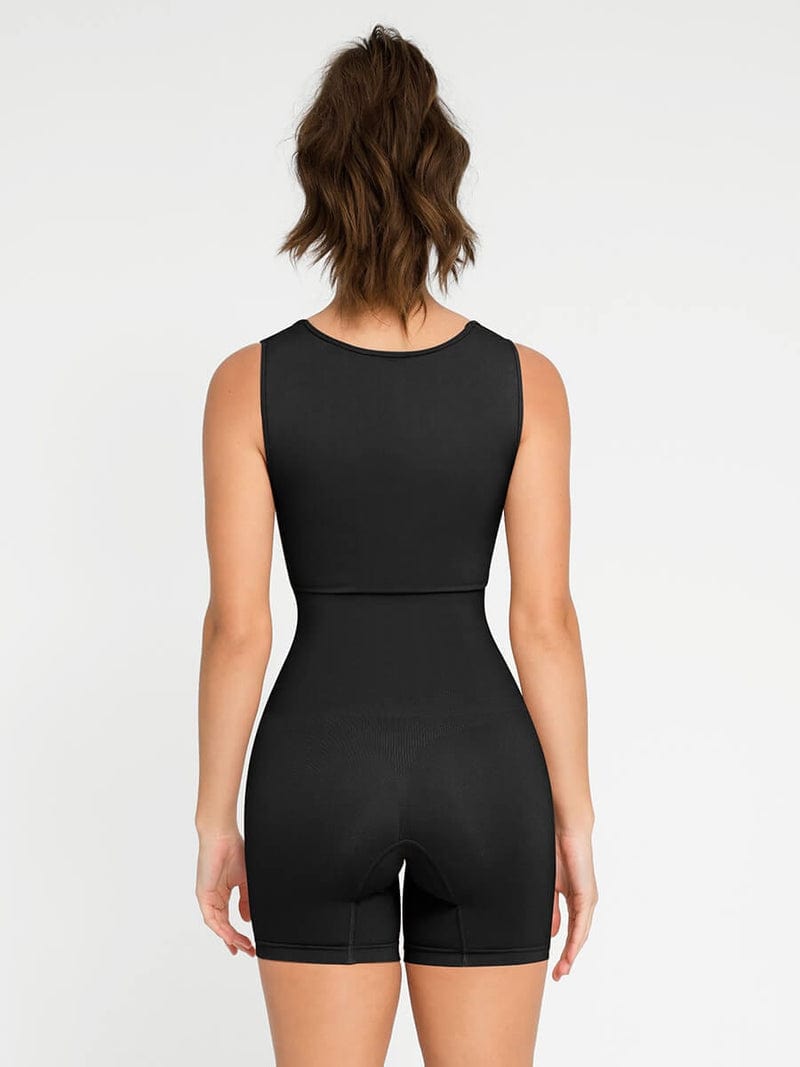 Square Neck Tummy Control Shaping Jumpsuit