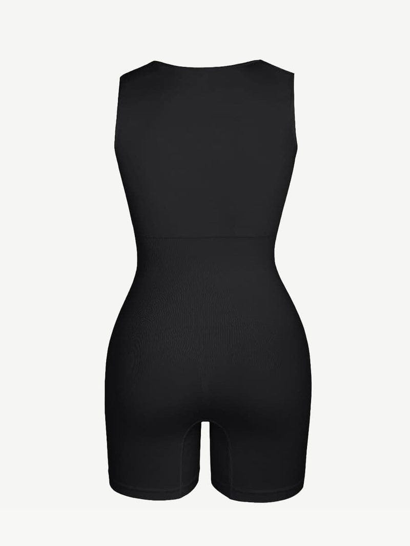 Square Neck Tummy Control Shaping Jumpsuit