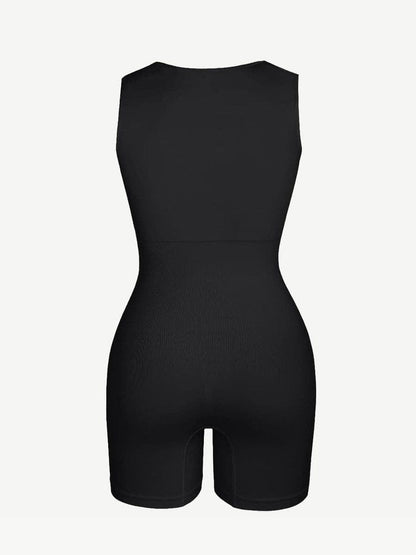 Square Neck Tummy Control Shaping Jumpsuit