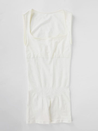 Square Neck Tummy Control Shaping Jumpsuit