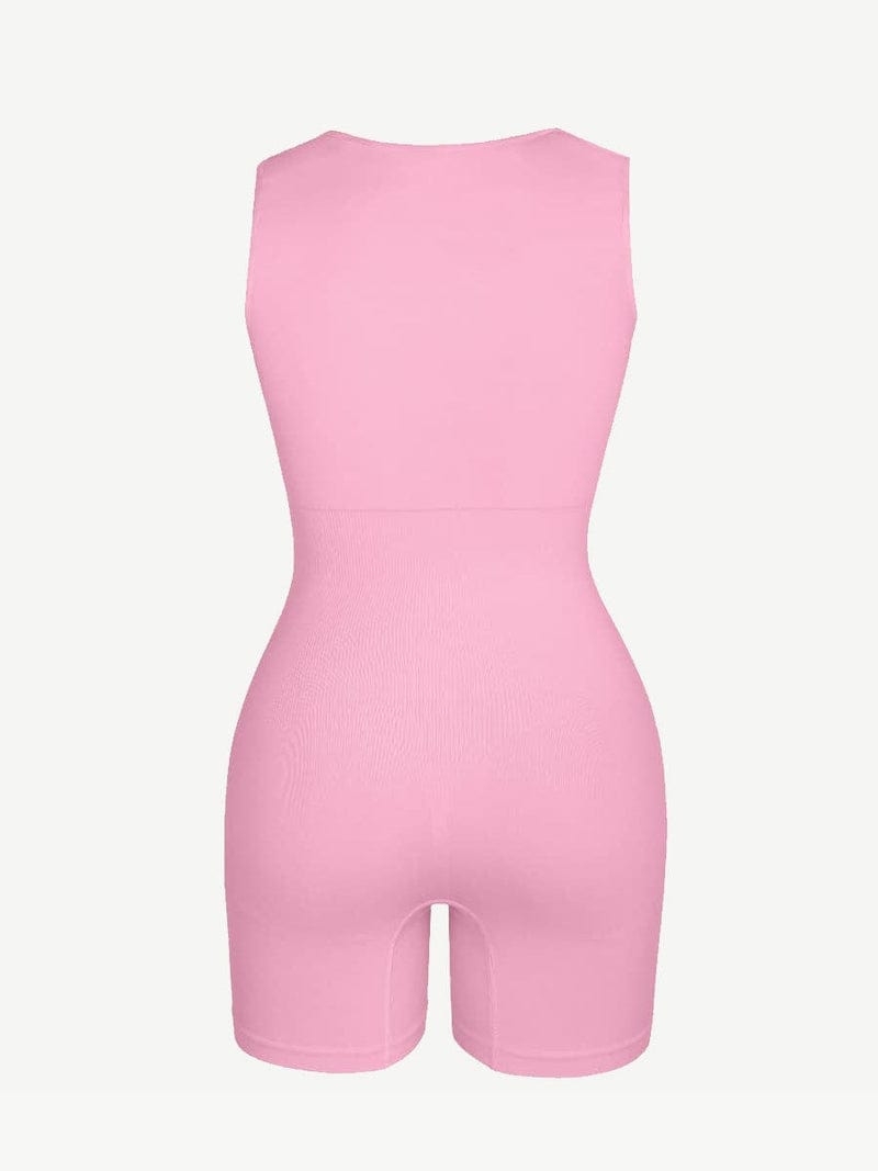 Square Neck Tummy Control Shaping Jumpsuit